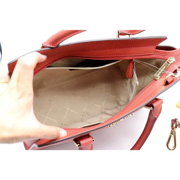 NWT Michael Kors Selma Medium Satchel Saffiano Leather - Picture 5 of 7